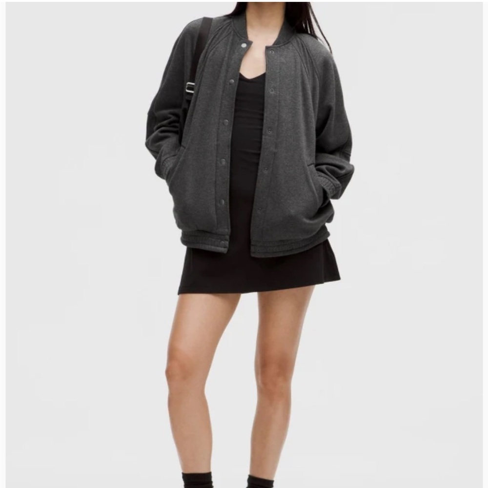 NWOT Lululemon Scuba Oversized Varsity Jacket *Plush